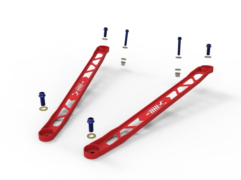 aFe CONTROL 304 Stainless Steel Front Suspension Strut Brace Red - Toyota GR Supra (A90) 20-21 - 450-721003-R
