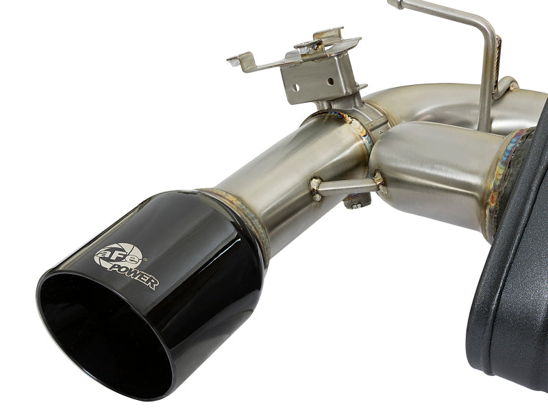 aFe MACH Force XP Exhausts Cat-Back SS 16-17 BMW 340i/iX 440i/iX (F3X) L6-3.0L (B58) w/Black Tips - 49-36334-B