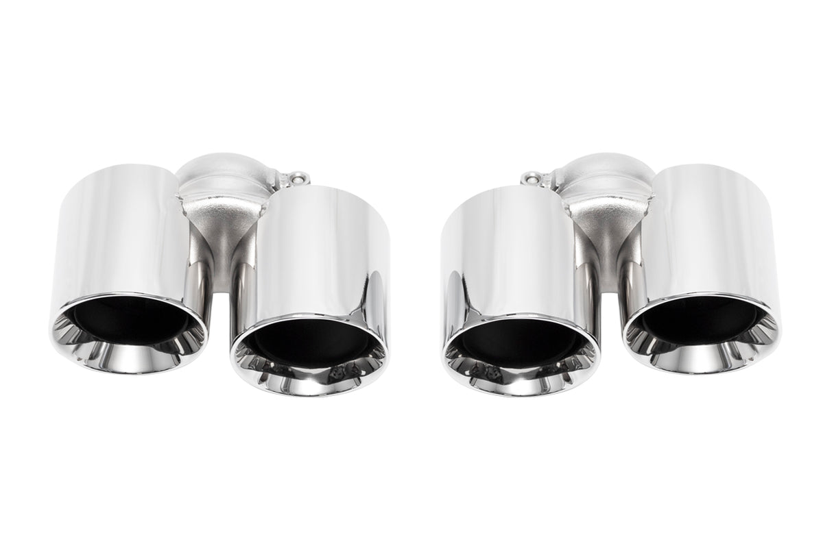 SOUL Porsche 991.1 Carrera Base (without PSE) Bolt On Exhaust Tips