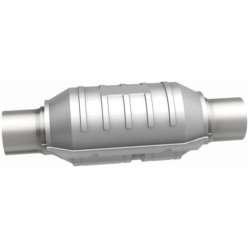 MagnaFlow Conv Univ 2.25in Inlet/Outlet Center/Center Round 9in Body L x 5.125in W x 13in Overall L - 51205