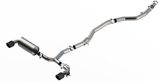 Borla 2020 Toyota Supra GR 3.0L I6 3in ATAK Catback Exhaust - Carbon Fiber Tips - 140826CFBA