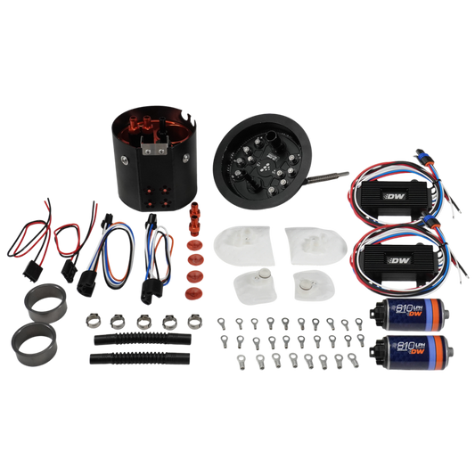 DeatschWerks 06-13 BMW E9X/E8X X2 Dual Pump Module w/ Dual DW810 Brushless Fuel Pumps - 9-811-7071
