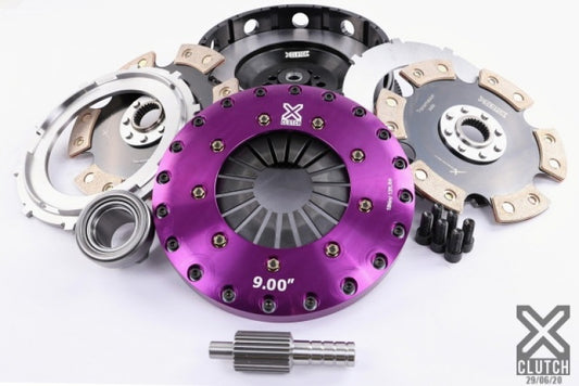 XClutch 11-13 BMW 335is Base 3.0L 9in Twin Solid Ceramic Clutch Kit (6 Bolt/PB in Flywheel) - XKBM23596-2E