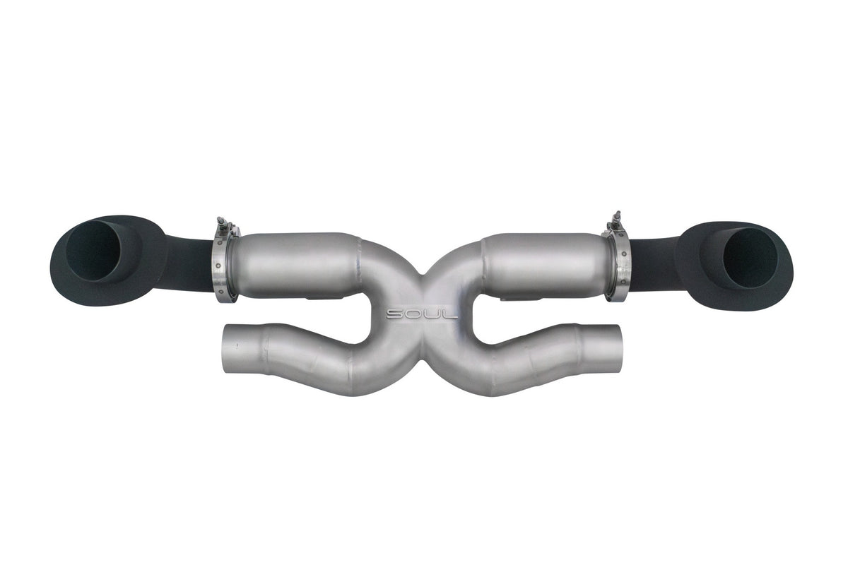 SOUL Porsche 992.2 Carrera (Base / T / S) X-Pipe Exhaust System