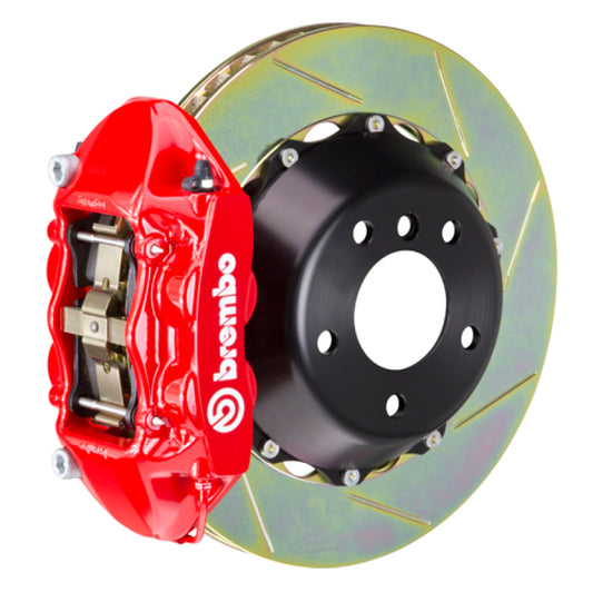 Brembo 19+ 330i Rear GT BBK 4 Piston Cast 380x28 2pc Rotor Slotted Type1-Red - 2P2.9064A2