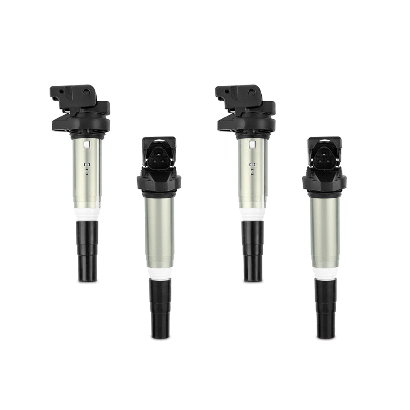 Mishimoto 2002+ BMW M54/N20/N52/N54/N55/N62/S54/S62 Four Cylinder Ignition Coil Set of 4 - MMIG-BMW-0204