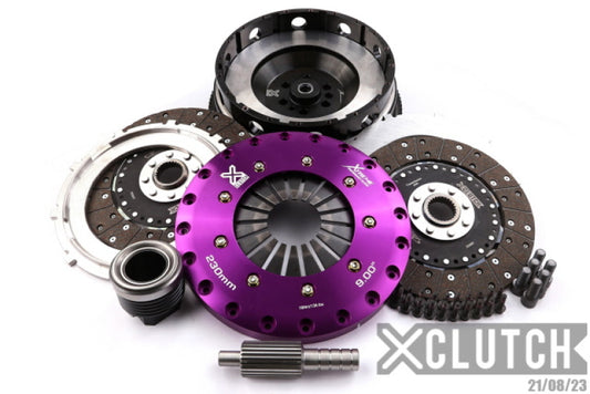 XClutch 15-18 BMW M3 Base 3.0L 9in Twin Solid Organic Clutch Kit - XKBM23560-2G