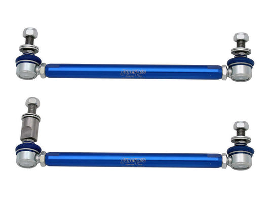 SuperPro 2015 Audi A3 Quattro Premium Front HD Adjustable End Link Set w/ DCC Adapter - TRC4301