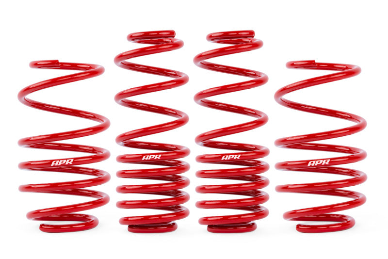 APR 15-21 Volkswagen Golf R/GTI (MK7/MK7.5) Roll-Control Lowering Springs - Red - SUS00014