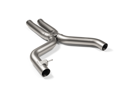Akrapovic 2021+ BMW G87 M2, G80 M3 & G82 M4 Evolution Short Link pipe w/o Resonator (Titanium)