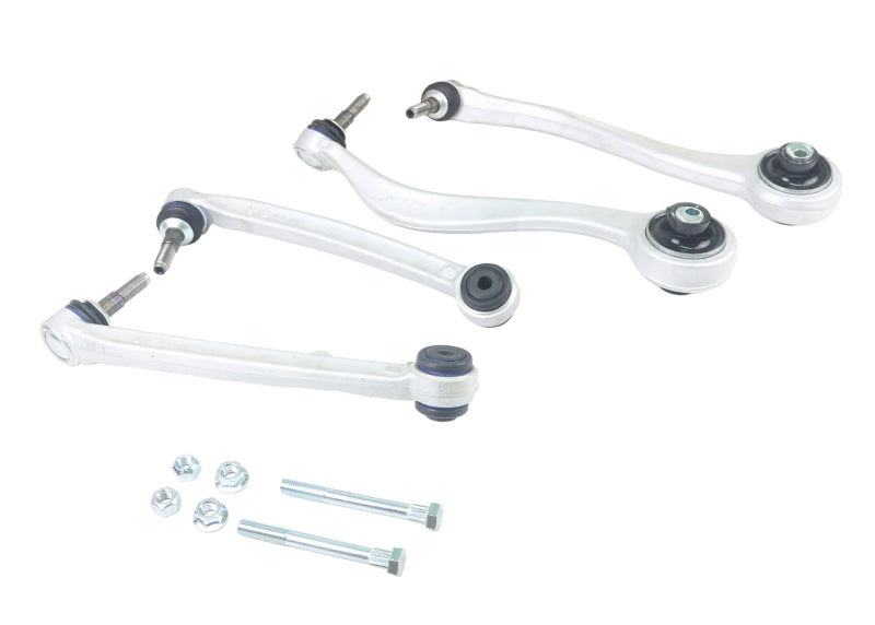 Whiteline 15-18 BMW M3 / 15-20 M4 / 16-21 M2 (F8X) Front Control Arm Kit - KTA287