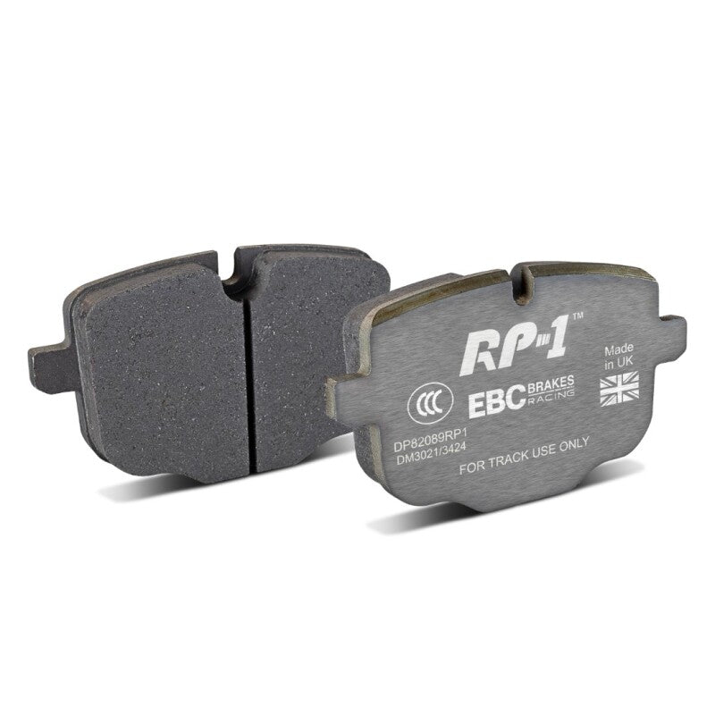 EBC Racing 2021+ BMW M3/M4 / 2023+ BMW M2 (G80/G82/G87) RP-1 Race Rear Brake Pads - DP82089RP1