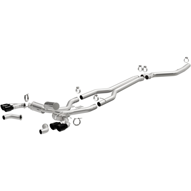 MagnaFlow BMW SPEQ Series Cat-Back Exhaust System Black Chrome - 19828