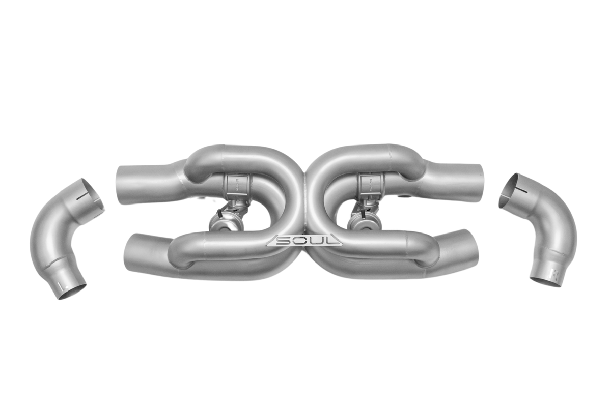 SOUL Porsche 996 Turbo Valved Exhaust System