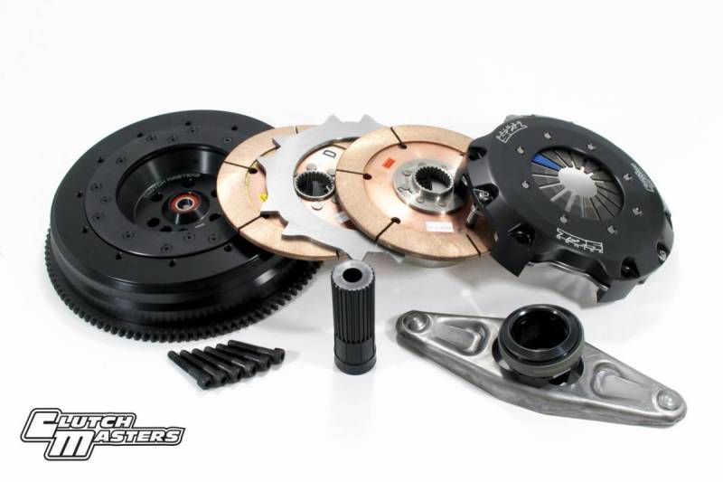 Clutch Masters 11-15 BMW 335 3.0L N55 Twin-Disc (Race) Clutch Kit w/ Aluminum Flywheel - 03075-TD7R-A