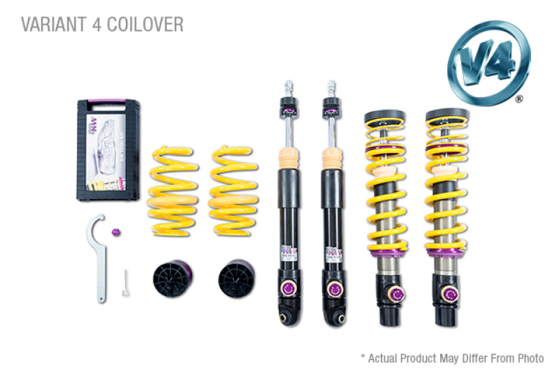 KW Coilover Kit V4 2015+ Mercedes C-Class (W205) AMG C63/C63 S Sedan w/ Electronic Dampening - 3A725081