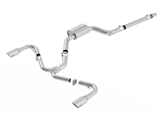 Borla 2018 Volkswagen GTI (MK7.5) 2.0T AT/MT SS S-Type Catback Exhaust w/Stainless Brushed Tips - 140751SB