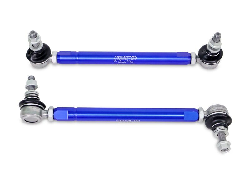 SuperPro 2004 Mazda 3 i Front HD Adjustable End Link Set (10mm Studs 254mm to 305mm) - TRC10200