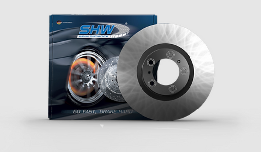 SHW 01-06 BMW M3 3.2L Rear Smooth Monobloc Brake Rotor (34212229379) - BRX33791