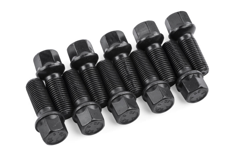 APR Lug Bolts - Use w/Factory Spacers - 27mm - Black (Set of 10) - MS100171