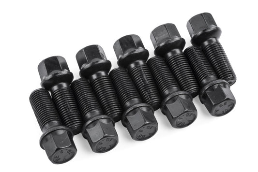 APR Lug Bolts - Use w/Factory Spacers - 27mm - Black (Set of 10) - MS100171