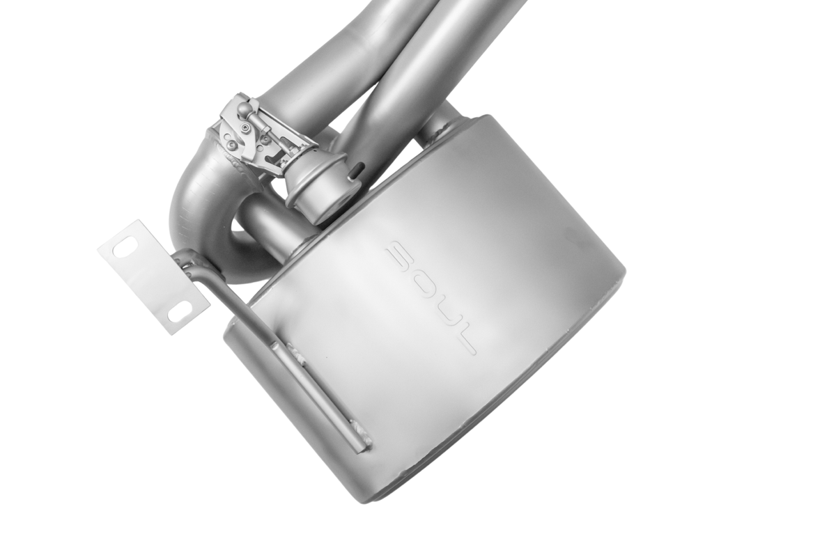 SOUL Porsche 997.2 Carrera Valved Side Mufflers