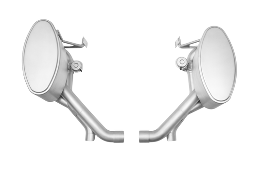 SOUL Porsche 997.2 Carrera Valved Side Mufflers