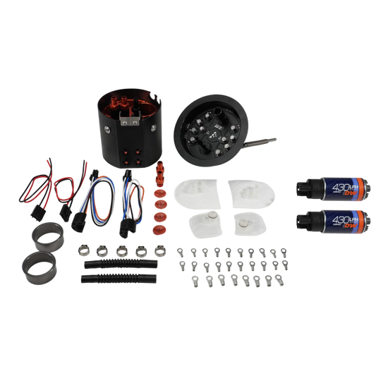 DeatschWerks 06-13 BMW E9X/E8X X2 Dual Pump Module w/ Dual DW430 Fuel Pumps - 9-437-7071