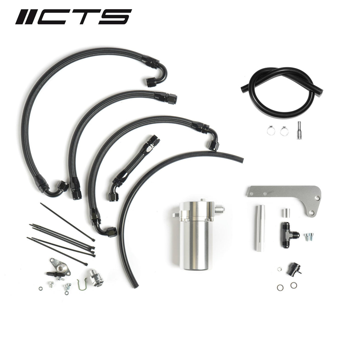 CTS Turbo MK5 FSI Catch Can Kit for Billet Valve Cover