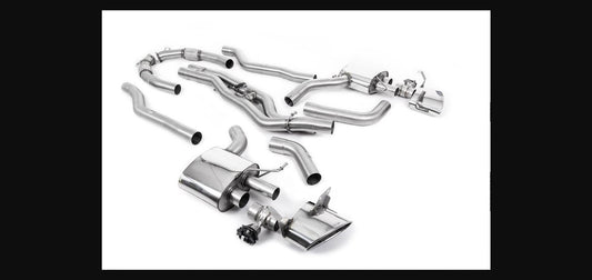Milltek 80mm Non-Resonated Cat-Back Exhaust - Audi RS6/RS7 (C8) - SSXAU903