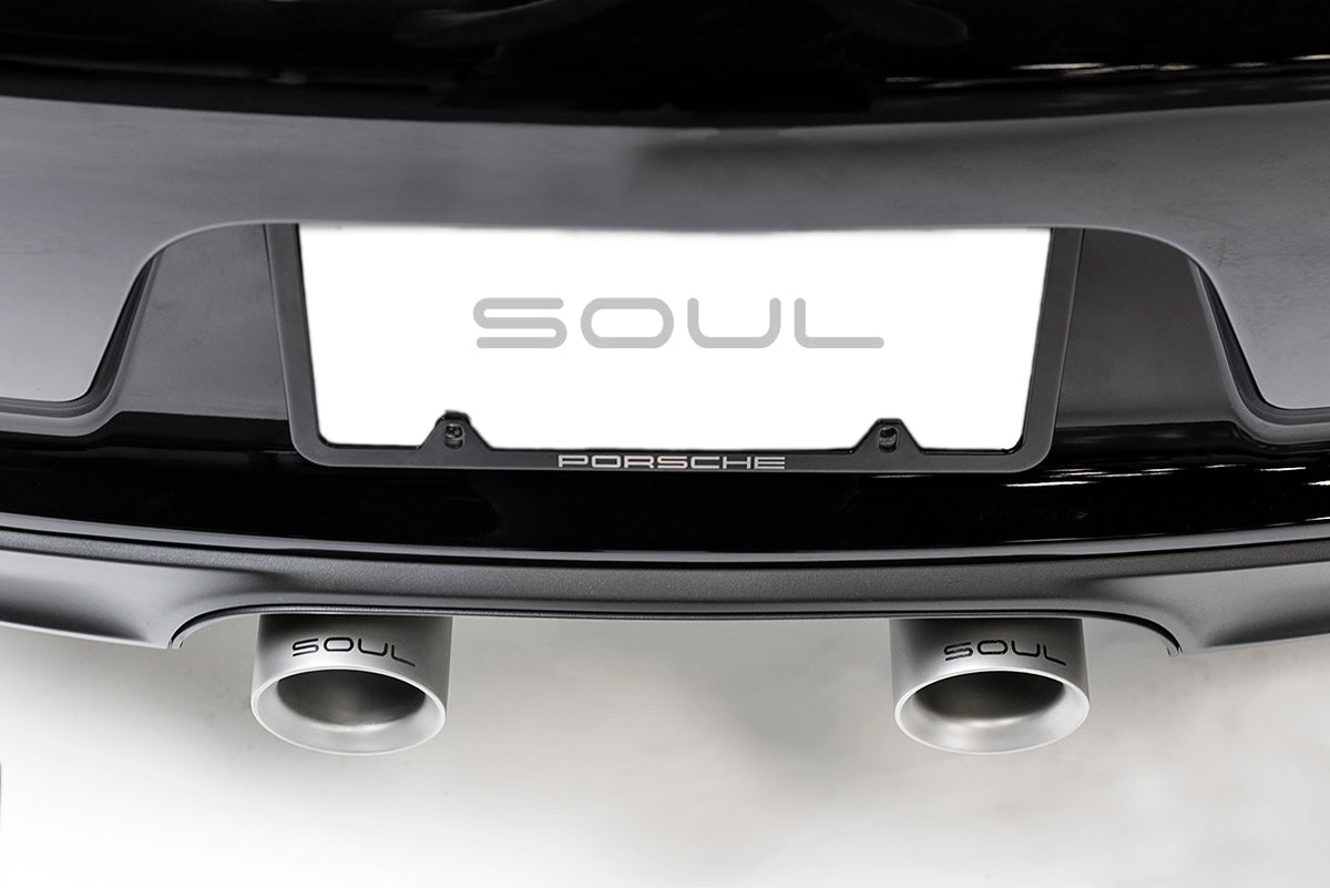 SOUL Porsche 991.2 Carrera (with PSE) Bolt On Exhaust Tips