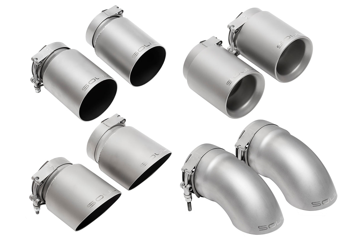 SOUL Porsche 991.2 Carrera (with PSE) Bolt On Exhaust Tips