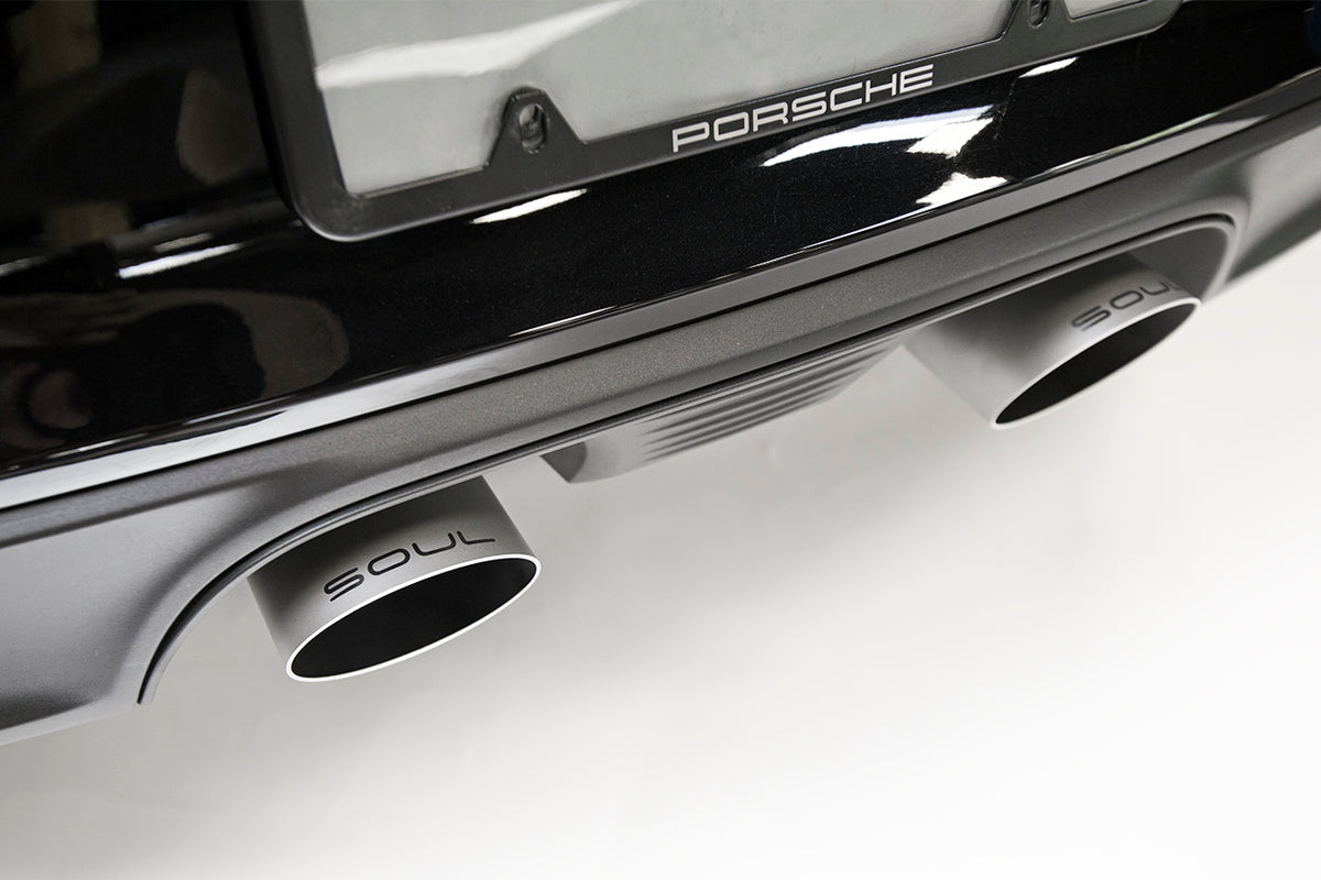 SOUL Porsche 991.2 Carrera (with PSE) Bolt On Exhaust Tips