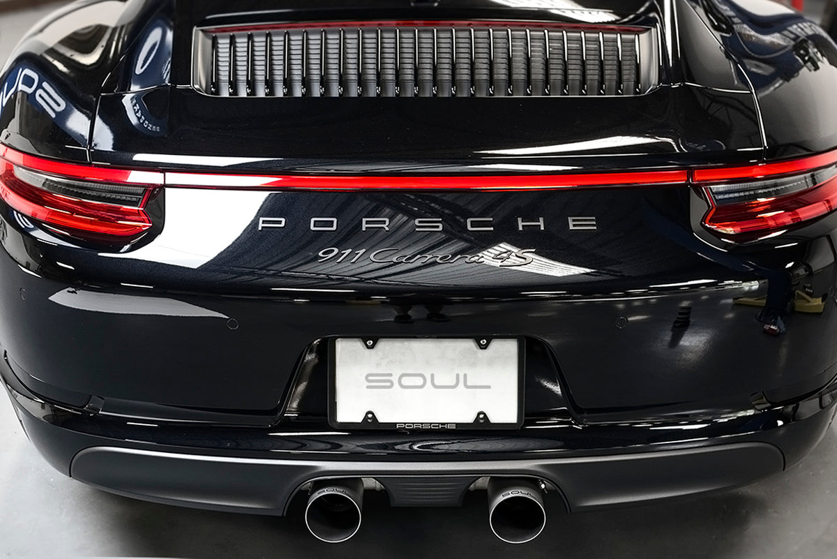 SOUL Porsche 991.2 Carrera (with PSE) Bolt On Exhaust Tips