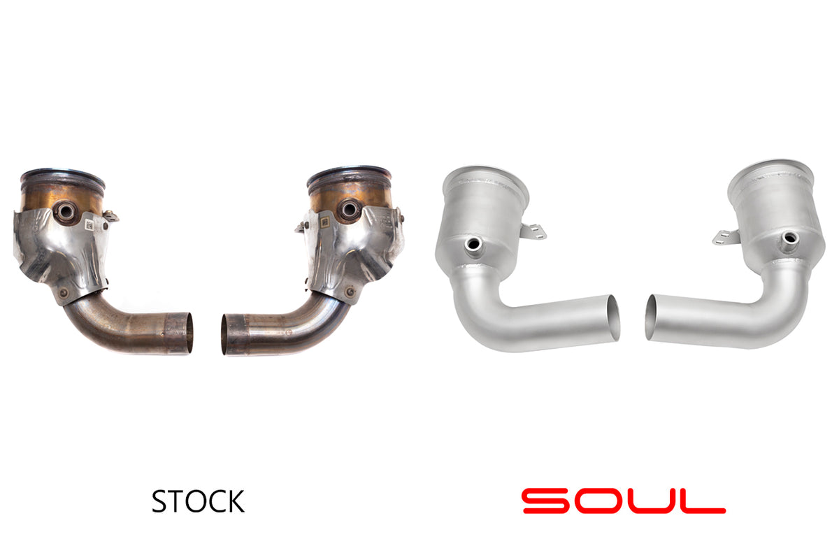 SOUL Porsche 992.1 Carrera Sport Catalytic Converters