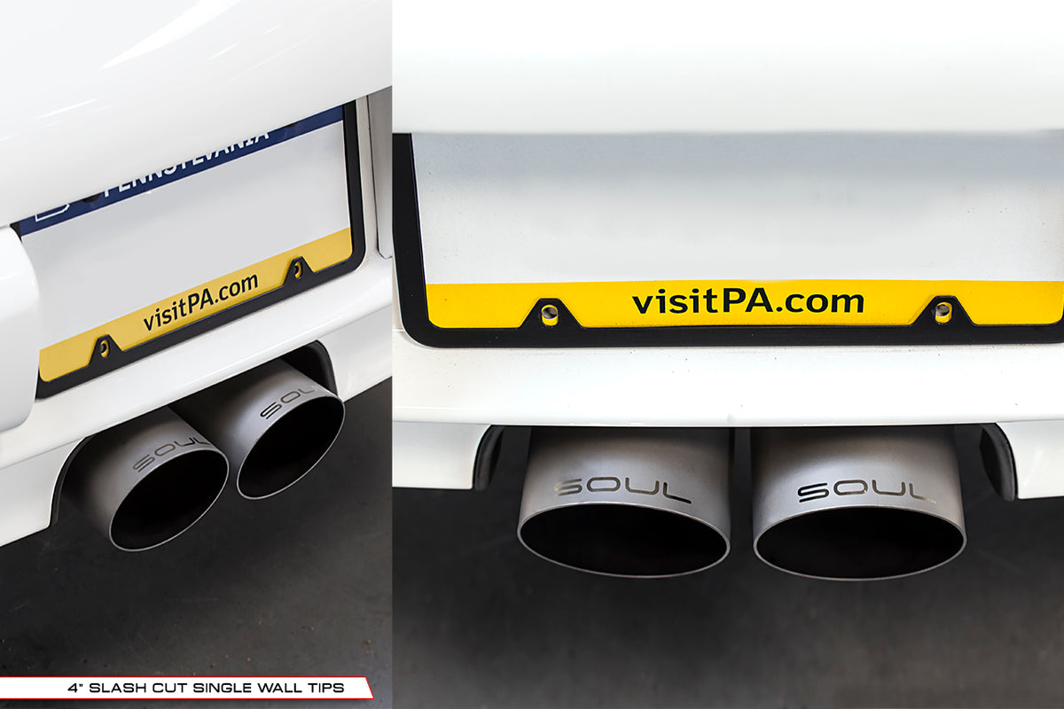 SOUL Porsche 997 GT3 Center Muffler Bypass Exhaust