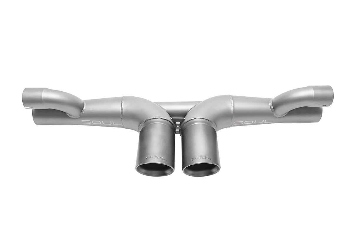 SOUL Porsche 997 GT3 Center Muffler Bypass Exhaust