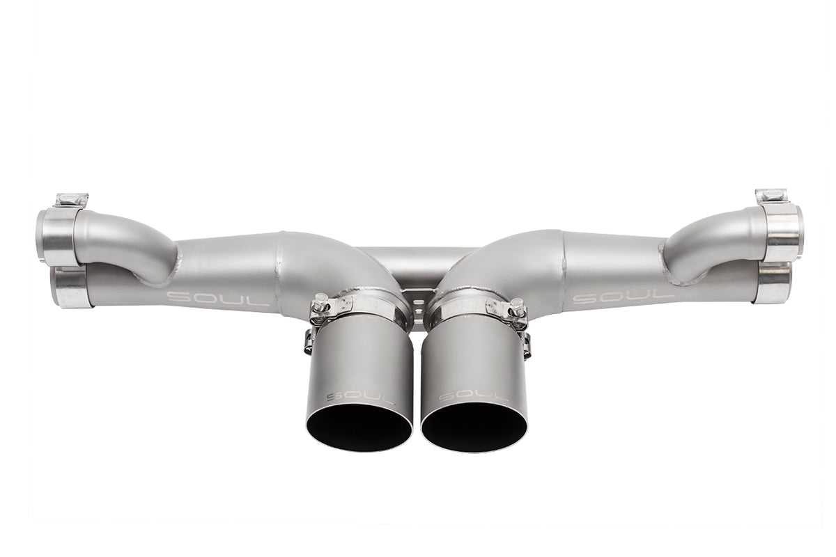 SOUL Porsche 997 GT3 Center Muffler Bypass Exhaust
