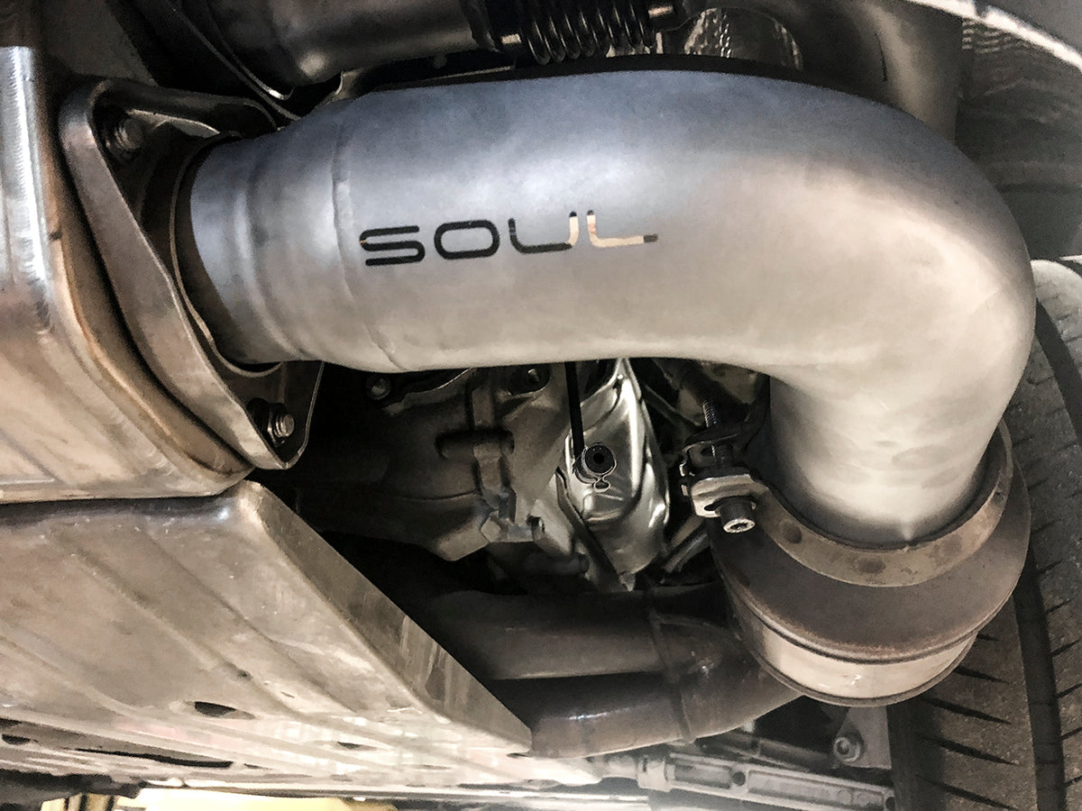 SOUL Porsche 991 GT3 / GT3 RS / 911R Side Muffler Bypass Pipes