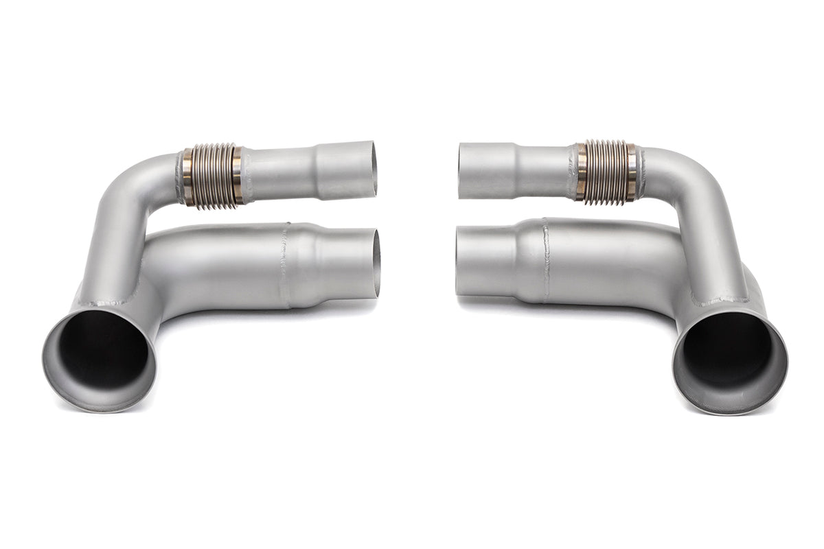 SOUL Porsche 997 GT3 Side Muffler Bypass Pipes