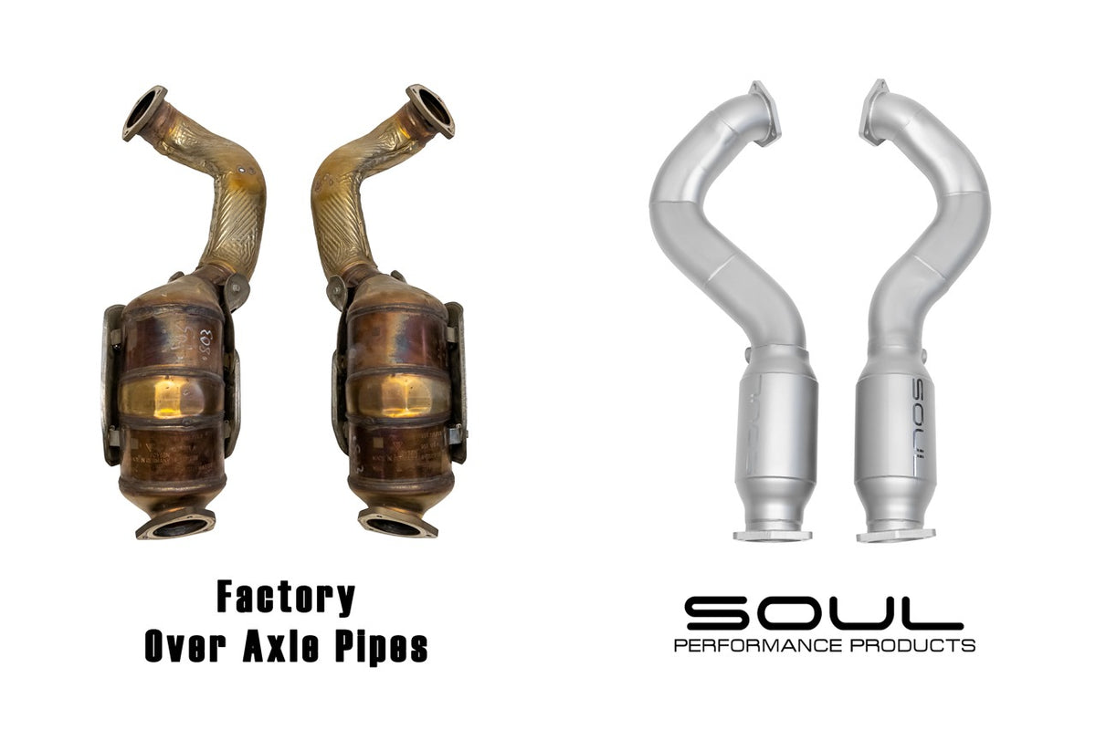 SOUL Porsche 718 GT4 RS / Spyder RS Resonated Over Axle Pipes