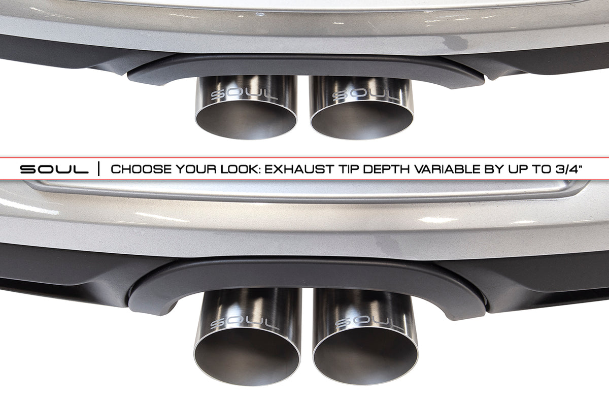 SOUL Porsche 987.2 / 981 Boxster / Cayman Bolt-On X-Pipe With Tips
