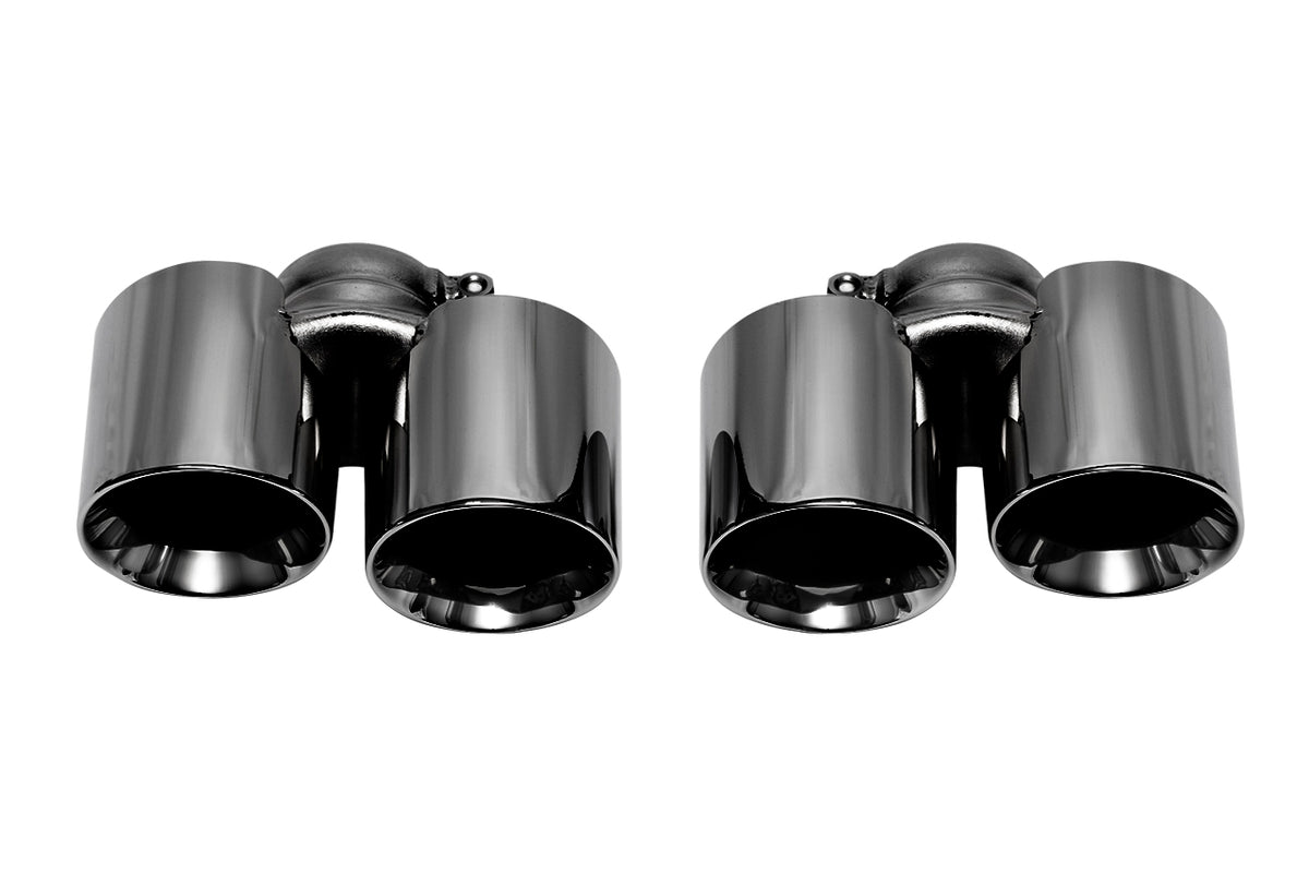 SOUL Porsche 991.1 Carrera Base (without PSE) Bolt On Exhaust Tips