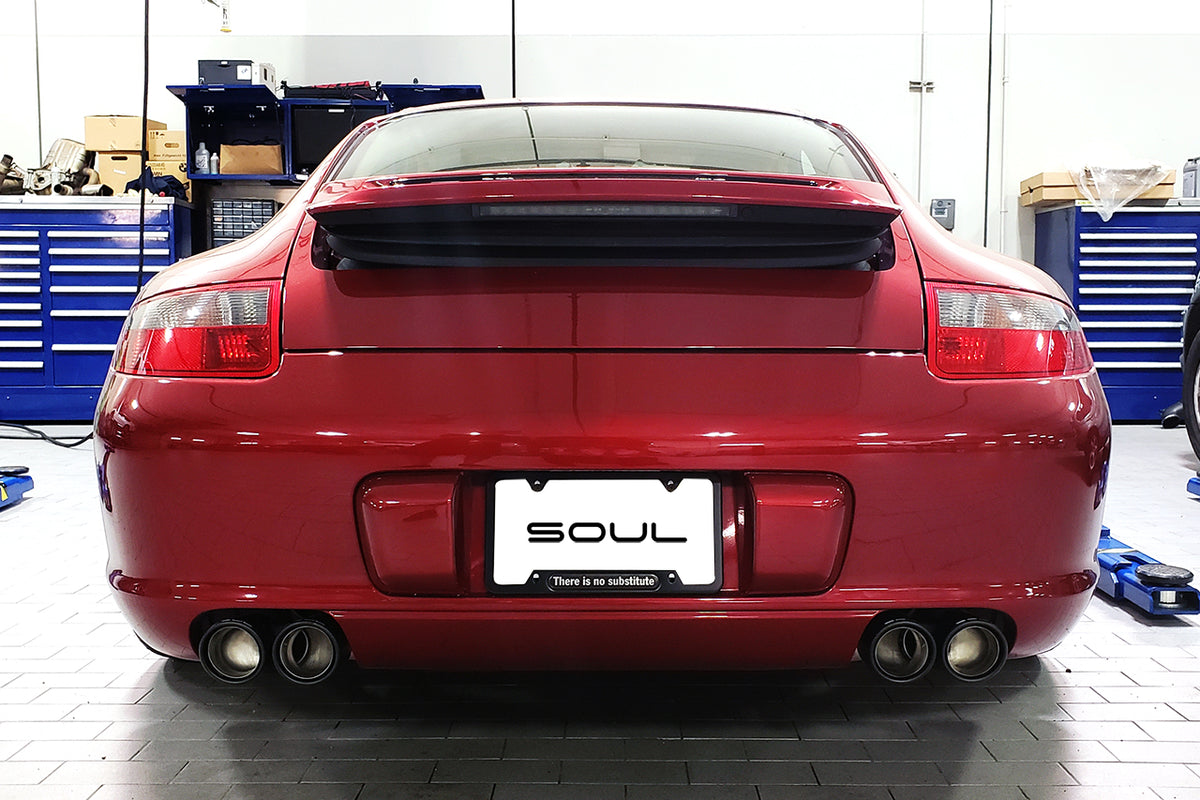 SOUL Porsche 997.1 Carrera Bolt On Exhaust Tips