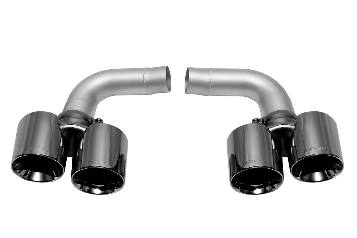 SOUL Porsche 997.1 Carrera Muffler Bypass Pipes