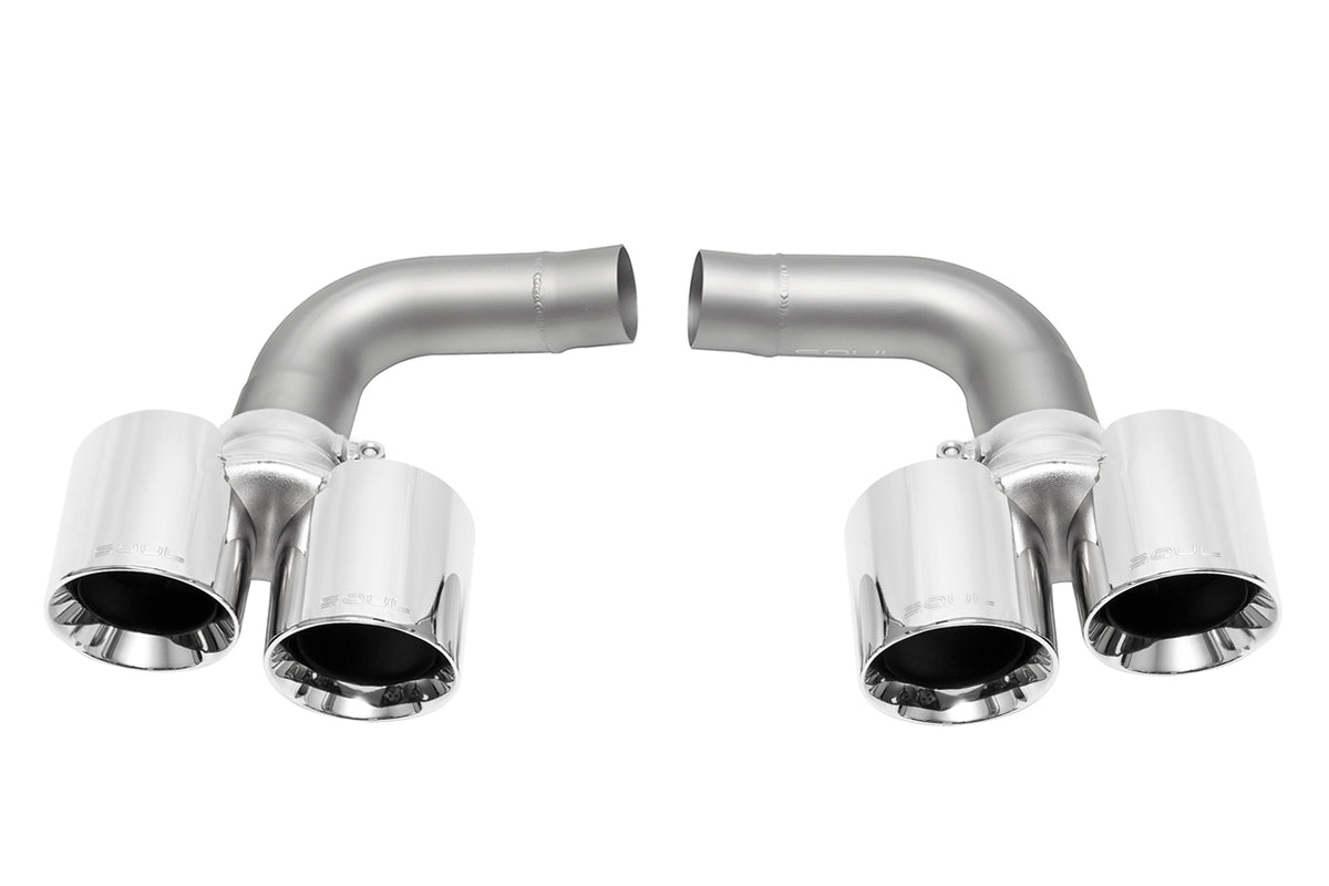 SOUL Porsche 997.1 Carrera Muffler Bypass Pipes