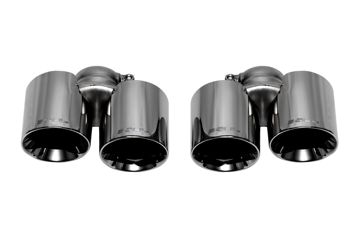 SOUL Porsche 997.2 Carrera Bolt On Exhaust Tips