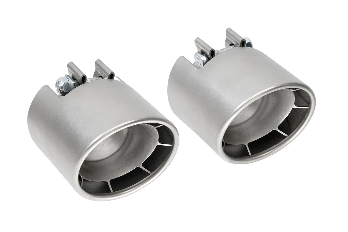 SOUL Porsche 718 GT4 / Spyder / GTS 4.0L Weissach-Style Bolt-On Exhaust Tips