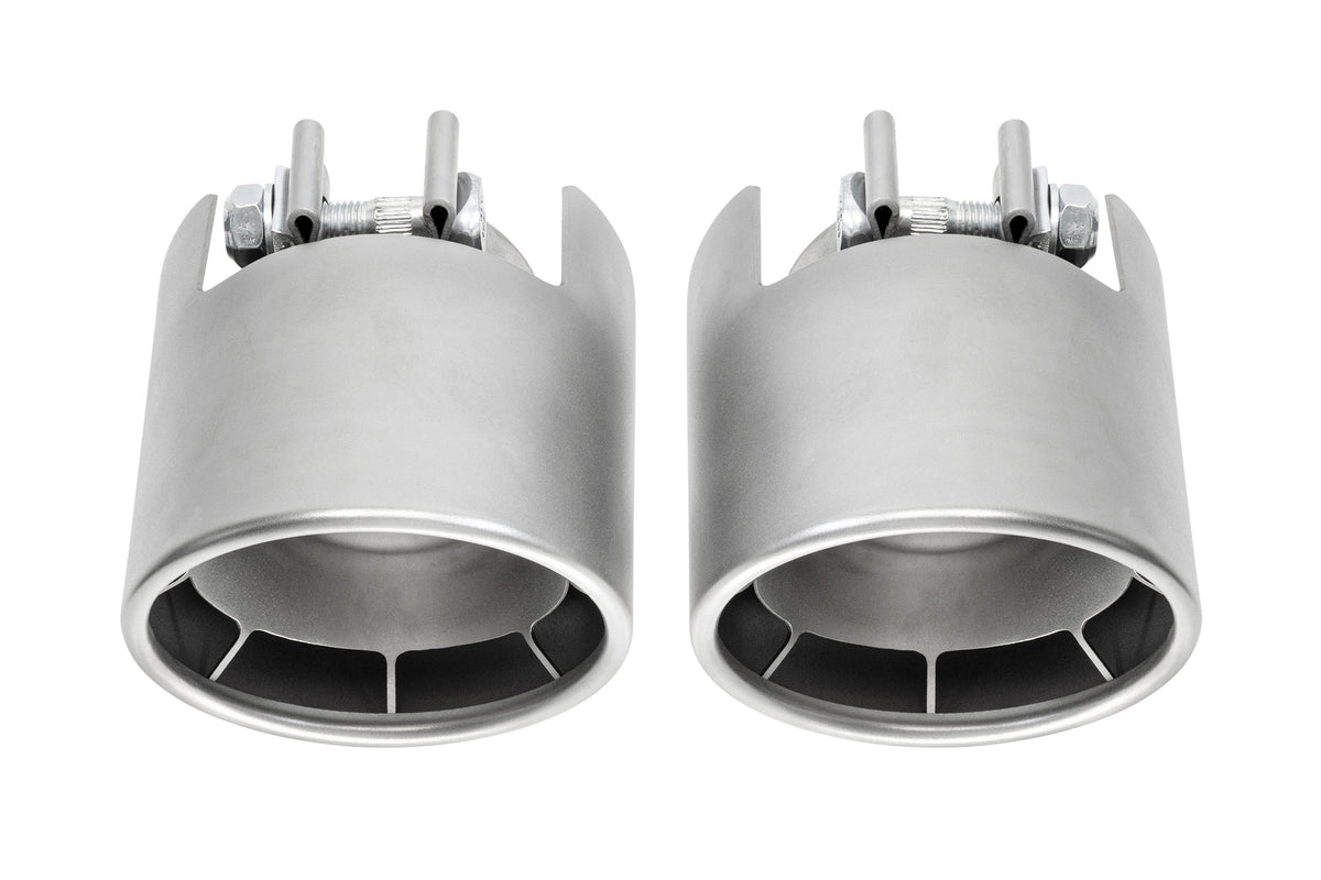 SOUL Porsche 718 GT4 / Spyder / GTS 4.0L Weissach-Style Bolt-On Exhaust Tips