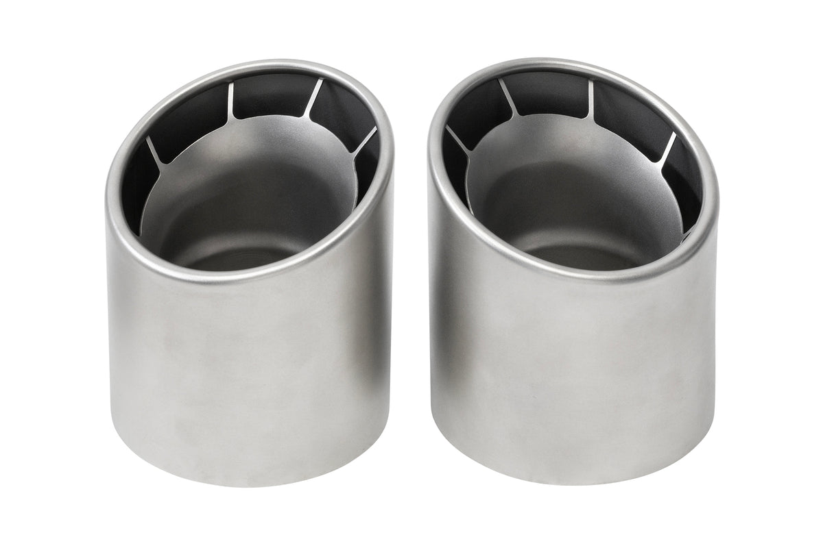 SOUL Porsche 718 GT4 / Spyder / GTS 4.0L Weissach-Style Bolt-On Exhaust Tips